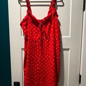 Sugarlips Red Floral Dress